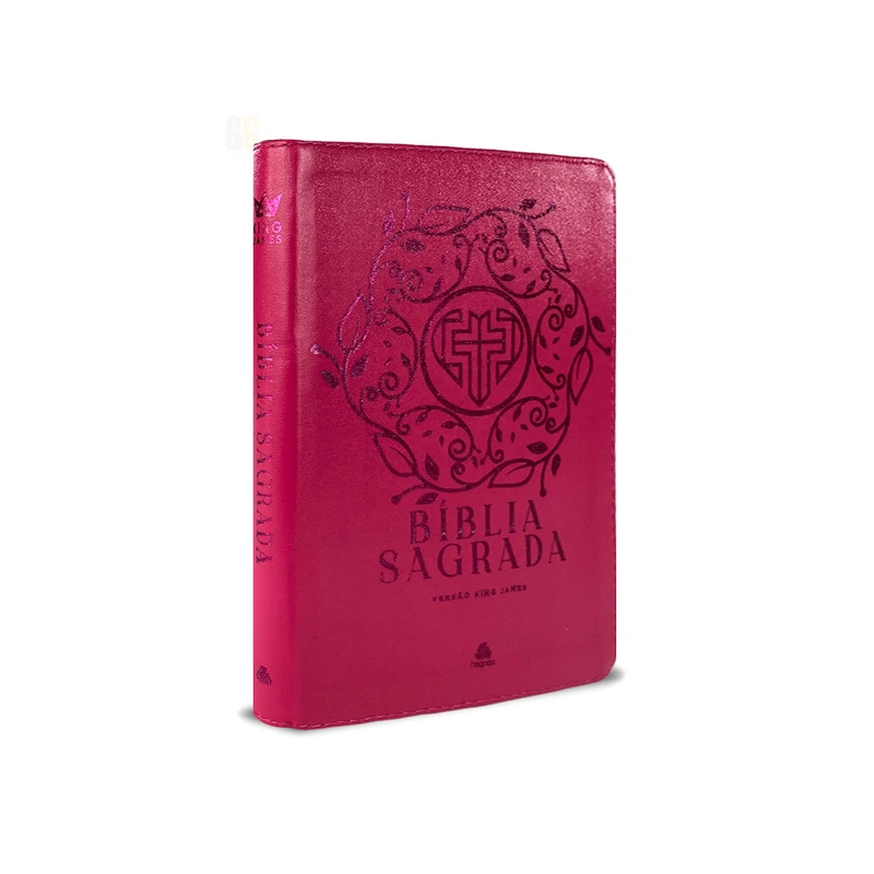 Bíblia Sagrada com Zíper | King James | Rosa